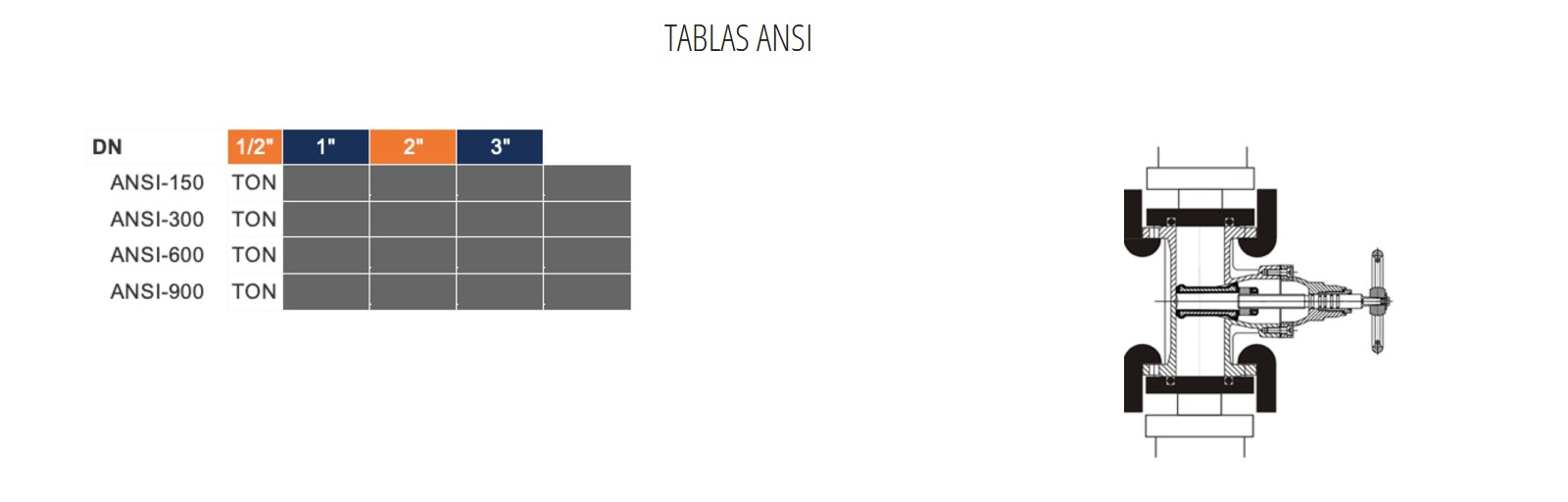 TABLE ANSI Banc d’essai inclinable BOR-M20P